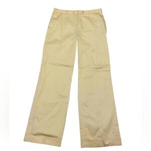 Lauren Ralph Lauren khaki wide leg dress pants 100% cotton